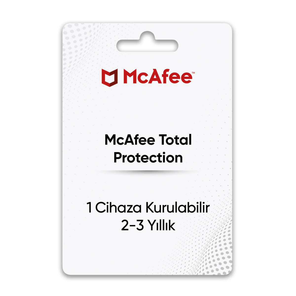 mcafee total protection 2 3 cihaz hakki 1 yillik kullanim